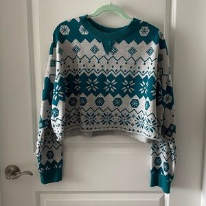Cropped sweatshirt